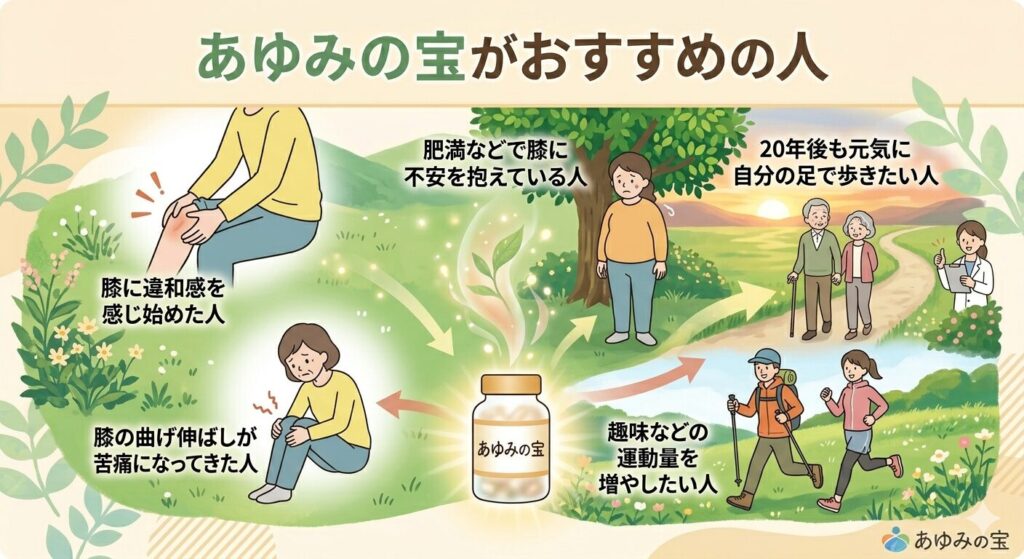 おすすめの人が書かれているイラスト